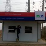Installation of traffic booth by M3M