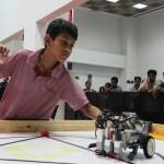 Student at the World Robot Olympiad 2016 at Genesis Global School
