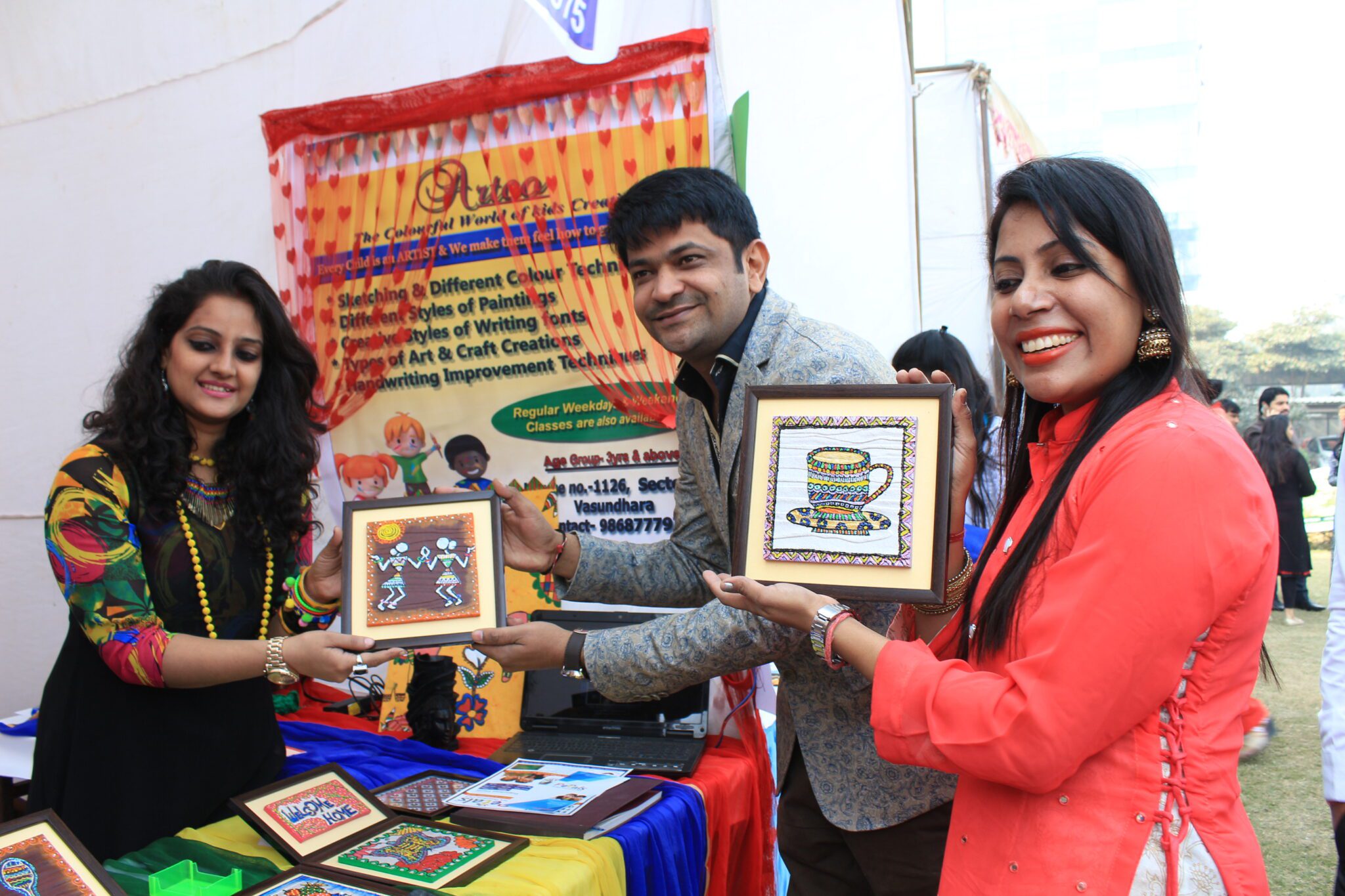 IMS Noida organized a unique exhibition ‘Shakti Haat’