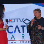 Ustad Amjad Ali Khan with Natasha Jog at the NDTV Education Awards 2017