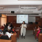 Talk on cervical cancer and breat cancer awaress at The NorthCap University, Gurgaon