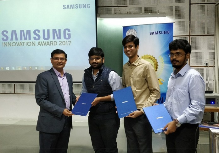 Samsung Innovation Awards, IIT Kanpur