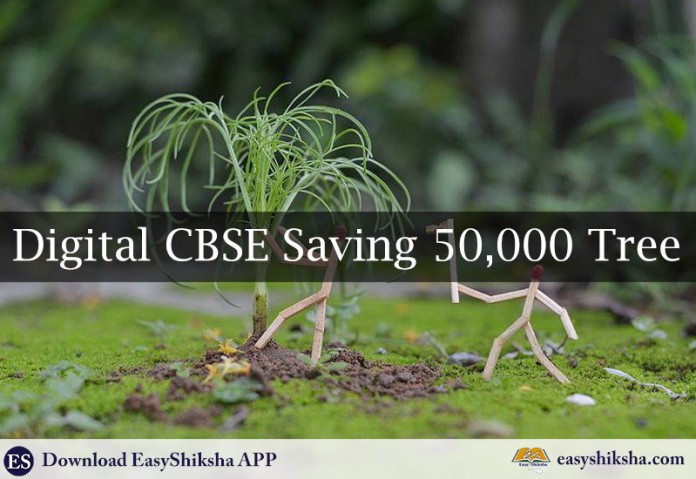 CBSE, Saving trees