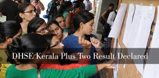 DHSE Kerala Plus Two Result, DHSE, KERALA