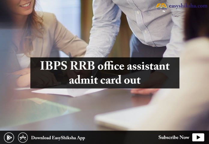 IBPS RRB, IBPS admit card