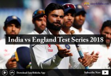 India vs England Test Series 2018, test