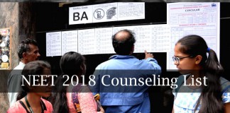 NEET Counseling 2018, Counseling, NEET
