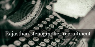 Rajasthan stenographer, stenographer