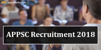 APPSC , APPSC Recruitment 2018