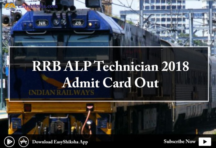 Admit Card , Admit Card RRB Asst. Loco Pilot