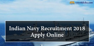 Indian Navy , Indian Navy Recruitment 2018