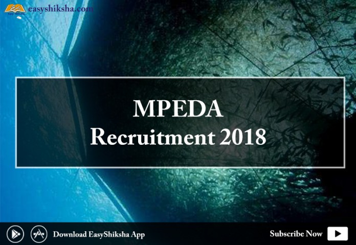 MPEDA, MPEDA Recruitment 2018