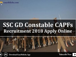 SSC GD Constable recruitment 2018