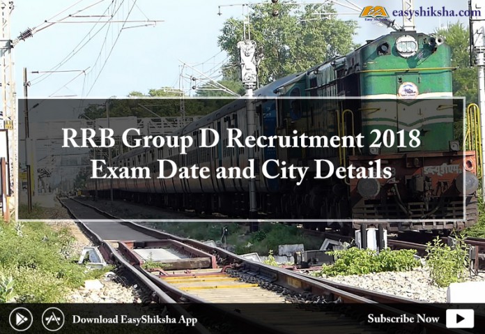 RRB, RRB Group D, exam date, RRB Group D admit card