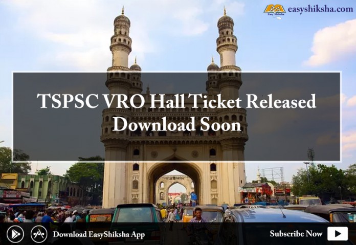 TSPSC, TSPSC VRO Hall Ticket