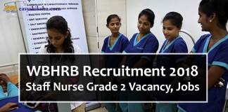WBHRB Recruitment, WBHRB Staff Nurse Grade 2, Staff Nurse Grade 2,