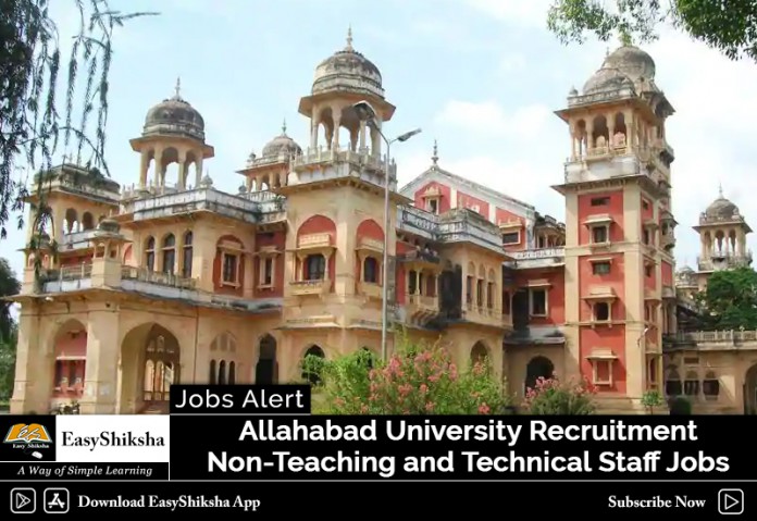 Allahabad University, Recruitment