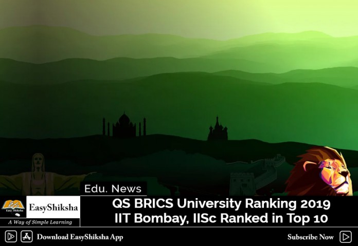 IITB, IIS, QS BRICS Ranking