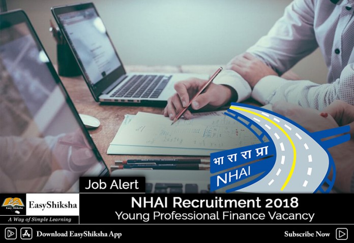 NHAI Young Professional Finance