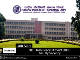 NIT Delhi, recruitment, jobs