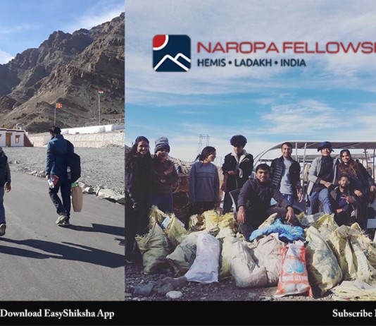 Naropa Cleanliness Drive Leh