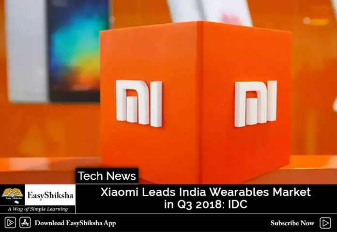 Xiaomi Leads India Wearables Market in Q3 2018