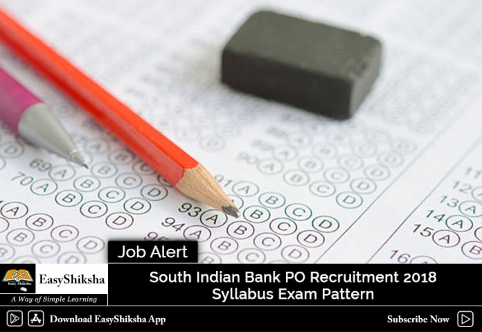 South Indian Bank PO Recruitment 2018