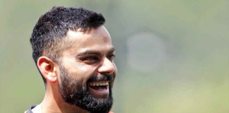 Virat Kohli Laughs after Claiming Rare Wicket on the Last day of the Practice Match