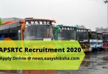 APSRTC Recruitment