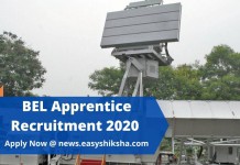 BEL Apprentice Recruitment