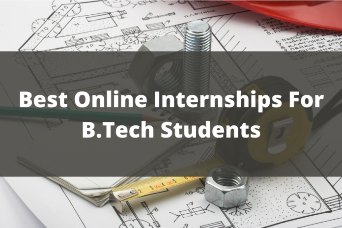 Online Internships for B.tech students