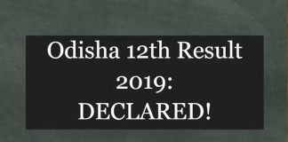 CHSE Odisha 12th Result 2019