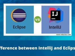 Difference between IntelliJ and Eclipse
