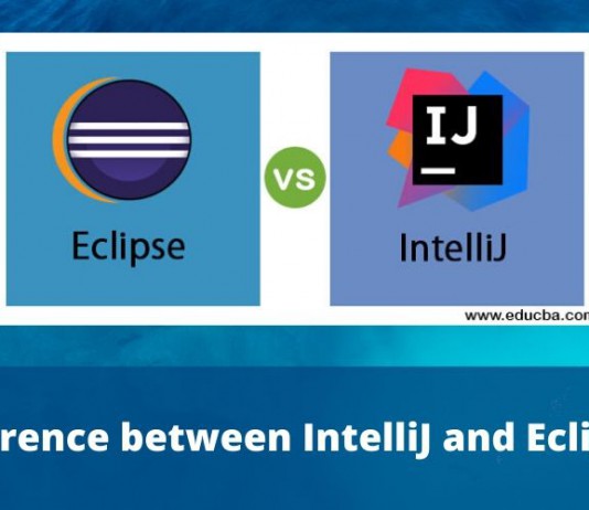 Difference between IntelliJ and Eclipse
