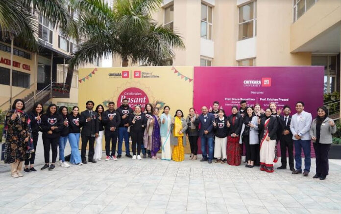 Delegates from Western Sydney University Australia at Chitkara University