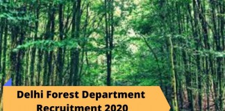 Delhi Forest Department Recruitment