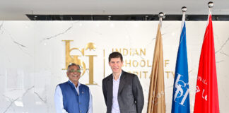 From L-R - Dilip Puri Founder & CEO, Indian School of Hospitality and Benoit Etienne CEO, Sommet Education,