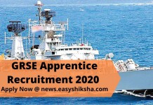 GRSE Apprentice Recruitment
