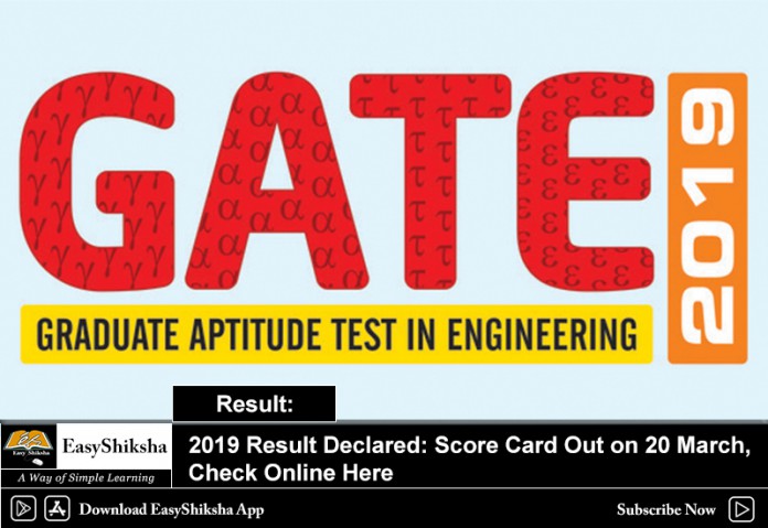 Gate 2019 Result