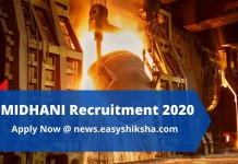 MIDHANI Recruitment