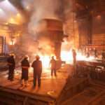 Workers Molten Steel