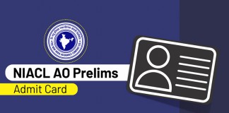 NIACL AO Admit Cards