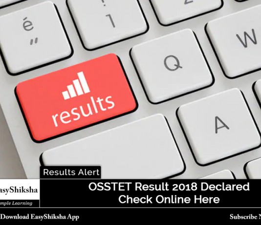 OSSTET Result 2018