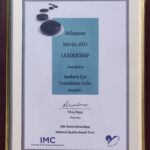 Pic ii-Certificate-Sankara Eye Foundation, India bags IMC Ramakrishna Bajaj National Quality Award