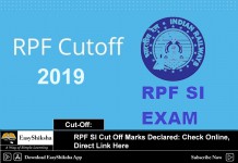 RPF SI Cut Off