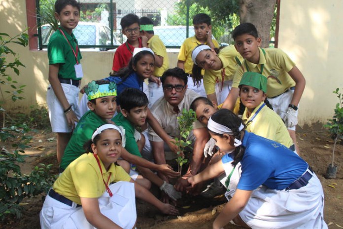 Rakesh Daultabad planting NASA