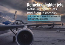 Refueling fighter jets mid flight is complex