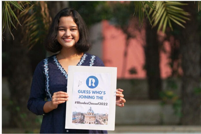 Ritika Mathur, Alumni Amity International School, Noida selected for Rhodes Scholarship