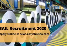 SAIL Recruitment
