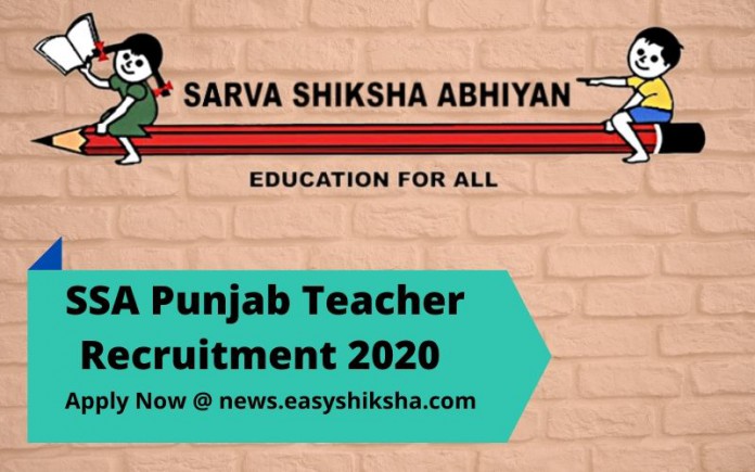 SSA Punjab Teacher Recruitment